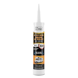 Ziollo RV Flex Repair Caulking Lap Sealant - Self Leveling EPDM Sealant for Rubber Roofs on Motorhomes, Trailers, Campers (White, 1-10 oz Tube of RV Caulk)