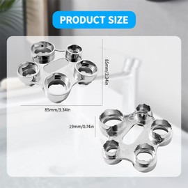 Bogoro Wasserhahn Belüfter Schlüssel,Schraubenschlüssel Demontage,Wasserhahn Sieb Belüfter Schlüssel Werkzeug,Ersatzbelüfter Wasserhahn,Ersatzbelüfter wasserhahn für Alle Ihre Wasserhahn-Bedürfnisse