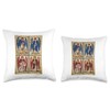 Archangels Gabriel Michael Uriel Raphael Throw Pillow