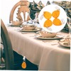 Cabilock 4Pcs Tablecloth Weights Clips Waterdrop Decorative Tablecloth Pendants Windproof