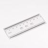 sourcing map Film Flexible Ruler 10 cm 0.1 mm Scale