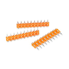 KAMSIN SD-22 12 Gauge 7/8"(22mm) Length Mechanical Galvanized Smooth Shank Plastic Collated Concrete and Steel Nails Drive Pins Gas Nails for Gas Power Concrete Framing Nailers (1,000PCS/BOX)