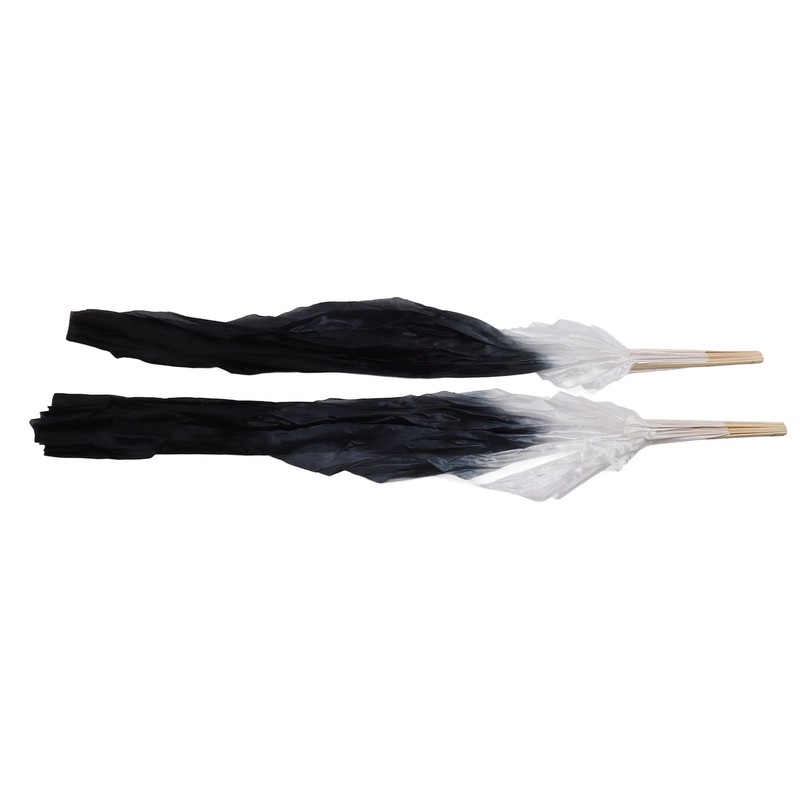 1 Pair Long Dance Fan Soft Beautiful Classical Dancing Fan