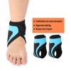 Ankle Support Brace Protector Adjustable Foot Achilles Strap Bandage Blue