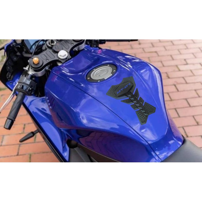 Motorcycle Gas Fuel Tank Pad Protector Anti-Slip Rubber Guard Compatible