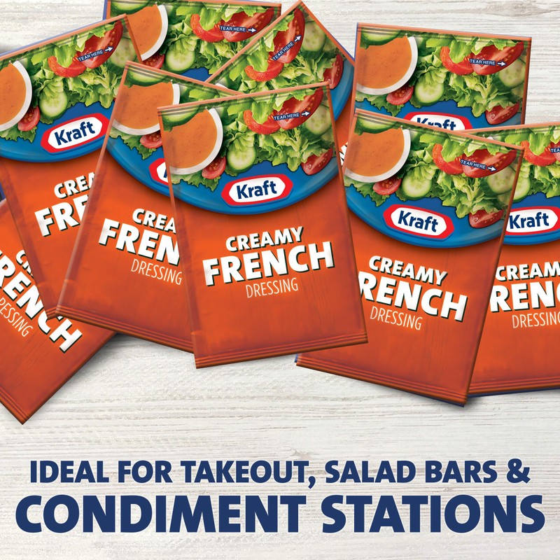 Kraft Creamy French Salad Dressing Single Serve Packet (1.5 oz