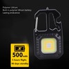 2 Pcs Keychain Work Light High Bright Mini COB Lamp