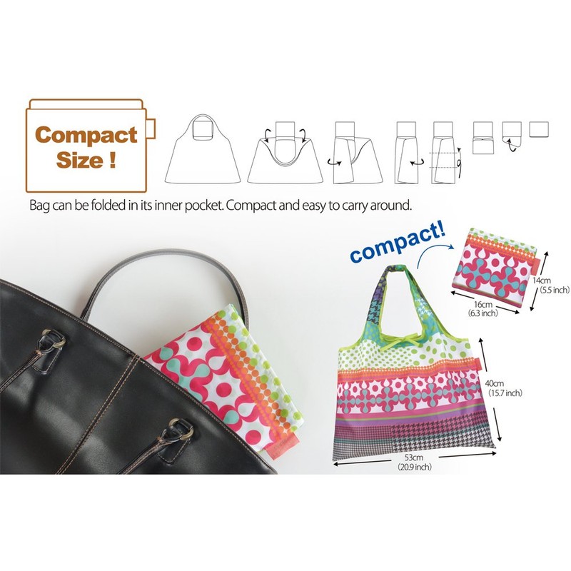 [プレーリードッグ] DESIGNERS JAPAN エコバッグ イエロー折りたたみ ショッピングバッグ 2way DJQ-10918-PO