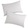 PiccoCasa Pillow Cases 2 Pack Soft Brushed Microfibre Pillow Covers