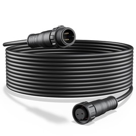 Power Extension Cable,Robot Lawn Mower Extension Cable,32.8FT Outdoor Extension Cord,2 Prong Outlet Extender,Compatible with Segway Navimow H Series,i Series,X3 Series(32.8FT Extension)