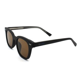 707 Street Sunglasses for Women and Men - Trendy Vintage Styles, Stylish Unisex Shades, 22804 True Black, One Size