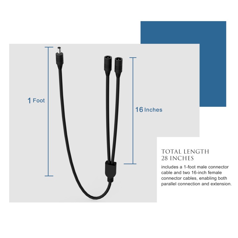 Blütezeit Solar-Powered Sliding Gate Opener System Adapter Kit - 2.3FT