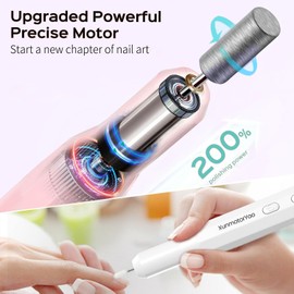 XunmotorYao Professioneller Nagelfräser für elektrische Maniküre und Pediküre, Set elektrische Nagelfeile, Nagelbohrer, für Zuhause und Salon, mit Polierwerkzeug-Set, Rosa