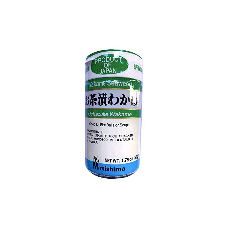 Mishima Ochazuke Wakame Seaweed and Rice Cracker Furikake Mix