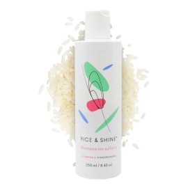 Shampoo Natural Sin Sulfatos Y Parabenos Rice & Shine