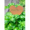 B2S BACK2SEASON Set of 9 Heart Herb Stakes, Metal Plant