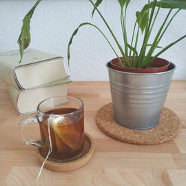 Earthtopia CoffeeCloth Set of 6 Reusable Fabric Tea Bags, 100% Organic Cotton, Tea Filter, Permanent Filter, Reusable Filter (5 x Small, 1 x Large)