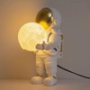 Meefad Astronaut Table Lamp Cute Space Lamp Spaceman Bedside Lamp
