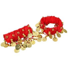 Belly Dance Bracelets, Bracelets with Coins, Belly Dance Hand Chain, Ankle Arm Bracelets, Hand Jewellery, Belly Dance Costume, Accessories, Belly Dance Jewellery for Show, Party, Celebration, Study,