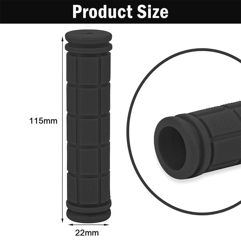 ZKGYUS Ergonomic Soft Rubber Non-Slip Bicycle Scooter MTB Bicycle Parts,