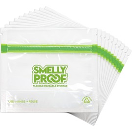 50pk Smelly Proof Stand-Up Reusable Food Storage Bags - US Made, BPA-Free, Clear 3 mils STAND & FILL 6"x4" 50 pcs