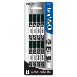 BAZIC 20 Ct. 0.5mm Mechanical Pencil Lead (8/Pack)
