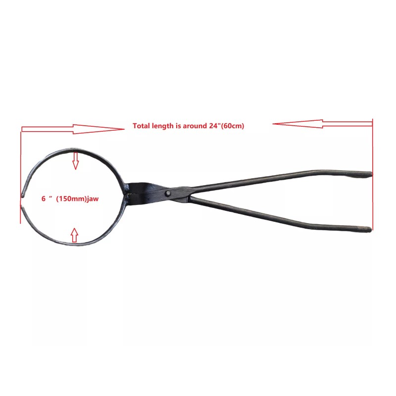 LSMIITTH 10 KG Crucible Tongs And Lifter - 2 in