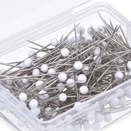 Box of 100 Stainless Steel Needles Strong and Durable Multi-Purpose Sewing Needles