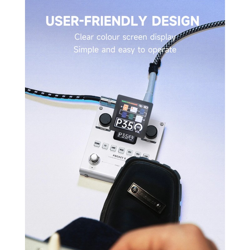 Donner Pocket X Multi Effects Pedal Electric Guitar & Bass