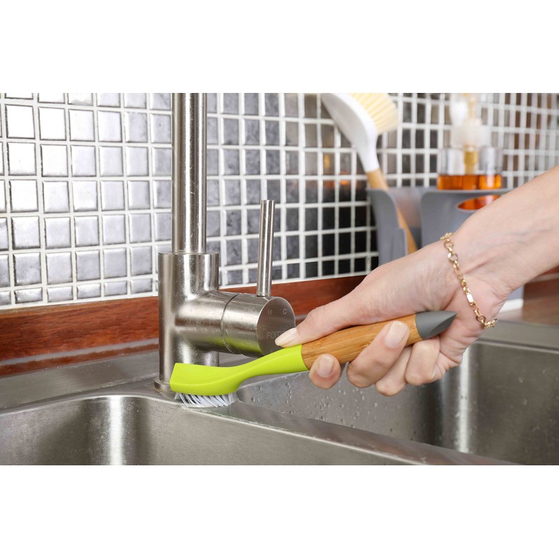 Full Circle Micro Manager, Deep Cleaning Brush for Crevices, Shower,