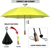Inverted Umbrella Windproof - Large Canopy but Compact Folding Umbrellas