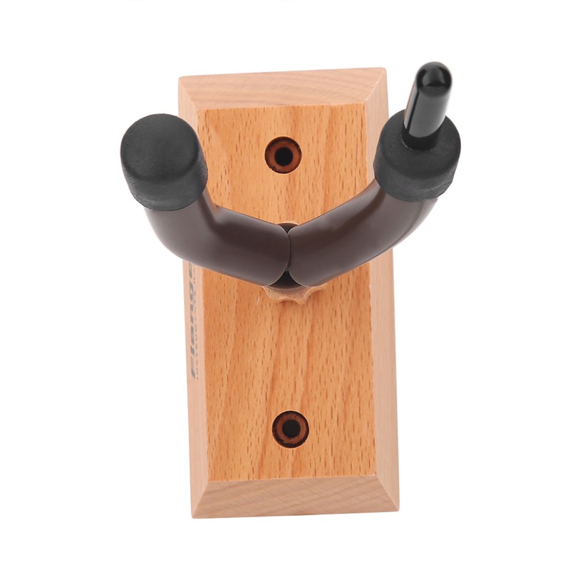 Flanger FH-003 Durable Wooden Base Violin Hanger Hook Wall Mount