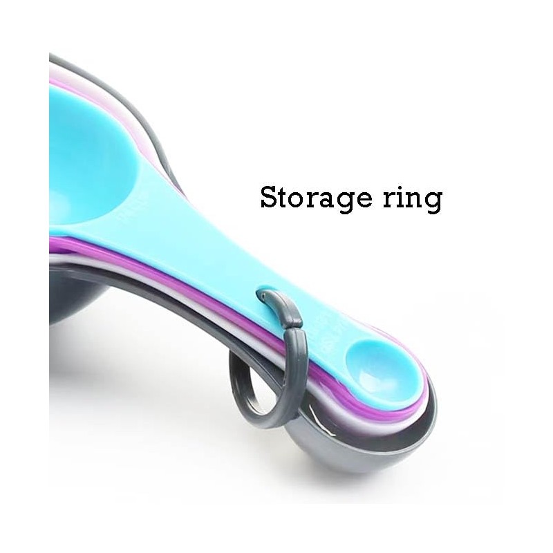 Measuring Spoons Set, Dual sided, Fits in Most Kitchen Spice