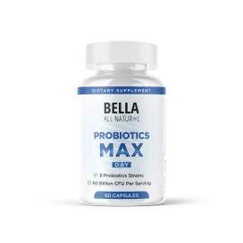 Probiotics MAX Day – 8 Strains, 60 Billion CFU per Serving, 60 Capsules – Digestive & Immune Support for Healthy Living