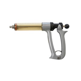 Livestock Vaccination Syringe Gun, 50ml Semi-Automatic, 5-Gear Adjustable, with 10 Needles, Adjustable Continuous Injection Gun for Chickens, Ducks, Goose, Pig Bull Sheep, Poultry