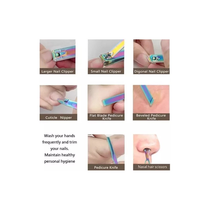 Total Supplier Set Kit Instrumentos De Manicura Y Pedicura De