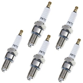 LIYYDS Pack-of-5 Spark Plug F6TC 131-047 for Generator GX140 GX160 GX200 5.5HP 6.5HP Engine CT6FM CW67LP CW75LP CW78LP CW78LPS CW7LP CW7LPH CW7LPR F7LC F7LCR AG22 AG252 AGR32 VSPY1 4106122 M4G22