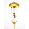 OURMEMO White Solar Praying Hands Cross Grave Stake Light -