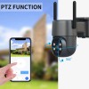 4G Solar Ip Camera Intelligent Pir Humanoid Detection Full Color