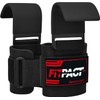 FITPACT Weight Lifting Hook Straps Wrist Support Training Gym Bodybuilding