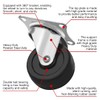 FactorDuty 24 Pack 2" Swivel Caster with Brake Wheels Hard