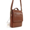 VISCONTI - Women's Leather Crossbody Bag - Medium Briefcase/Work Bag