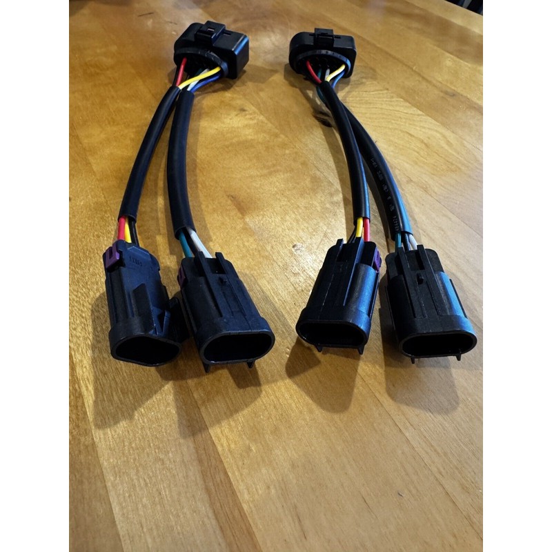 Unbranded 09-18 Dodge Ram Conversion Harnesses Quad Housing To Projector