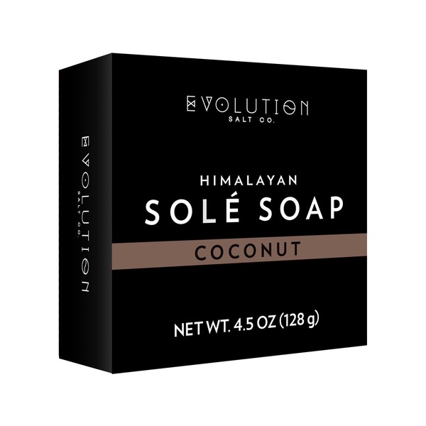 Evolution Salt Coconut Bath Sole Soap, 4.5 Oz