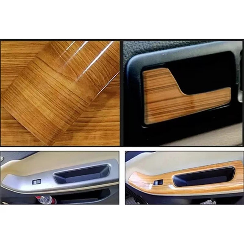 THE9SHOP Vinil Para Autos Película De Madera El Interior Impermeable