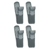 "Secure Step" Double-Sided Tread Non Slip Safety Socks, 4 Pair