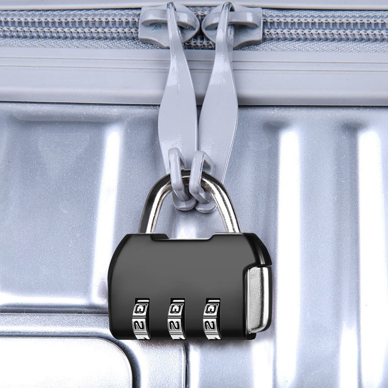 2 Pack Lock Combination Code 3 Digit Combination Lock Padlock