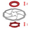 Saipor Central Locking Adapter 6 Bolt Adapter Centerlock Bicycle Disc