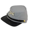 100% Wool Men's Civil War Replica Kepi Hat Grey Medium