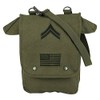 Rothco Canvas Map Case Shoulder Bag with Patches, Olive Drab